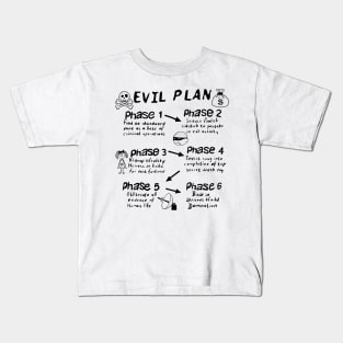 Evil Plan Kids T-Shirt